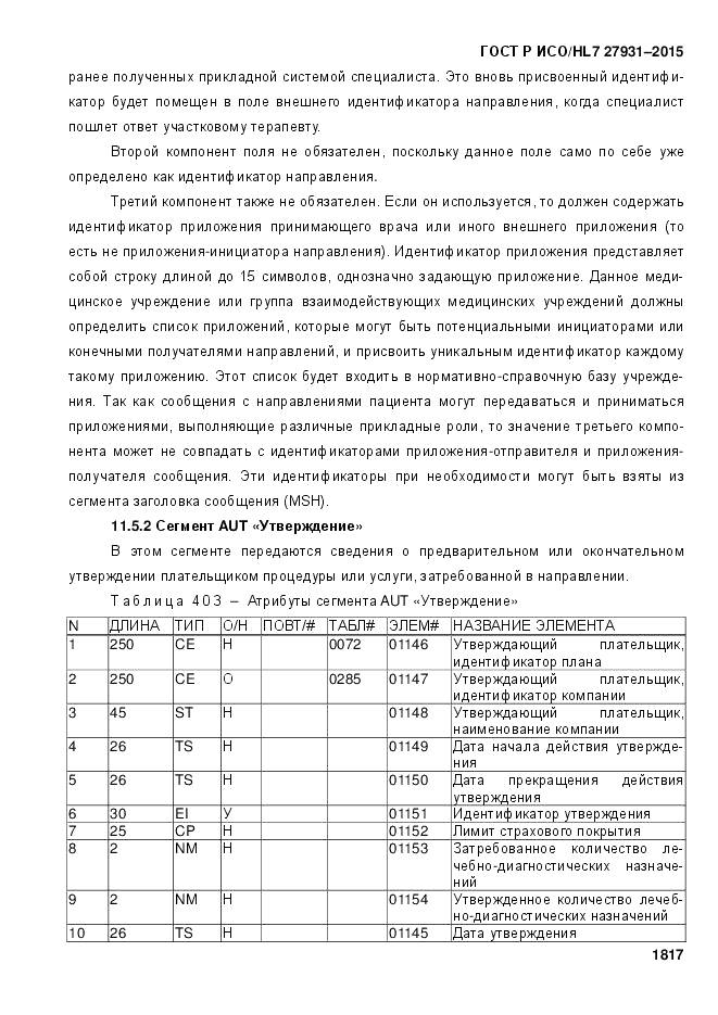 ГОСТ Р ИСО/HL 7 27931-2015, страница 1824